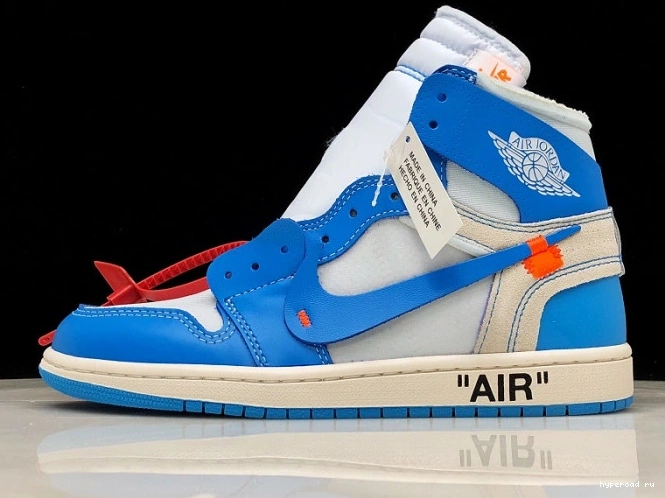 Jordan Off-White 1 Blue Powder AQ0818-148 Air UNC 1006